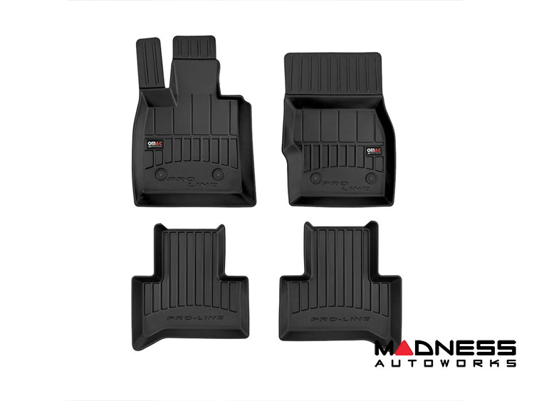 Alfa Romeo Stelvio Floor Liners - Premium 3D - OMAC - Front & Rear